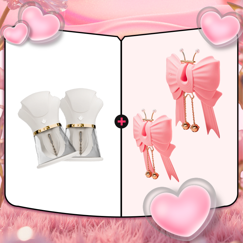 Hand - Pinch Breast Nipple Clamp Massager (A Pair)