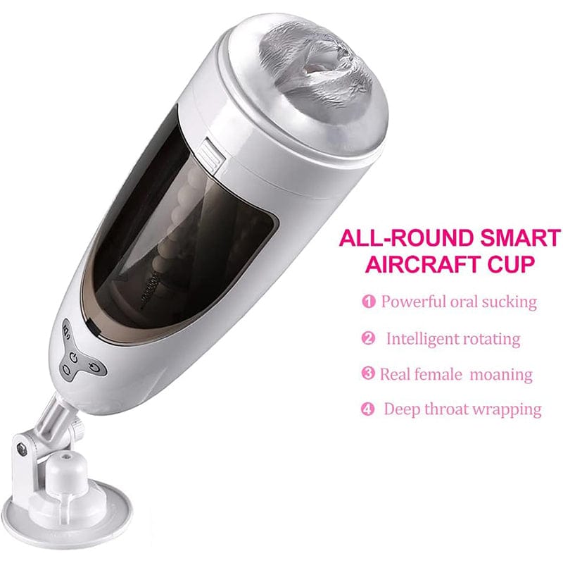 5-Frequency Suction 10-Frequency Rotation Male Masturbator