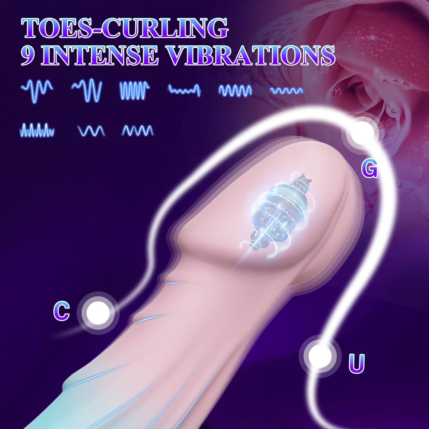 7.5” Silicone Realistic Dildos with Suction Cup for Women