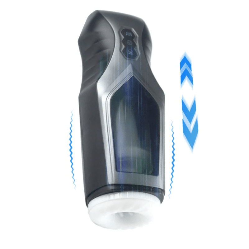 Thursting & Vibrating With Huge Visible Window Oral Male Masturbation