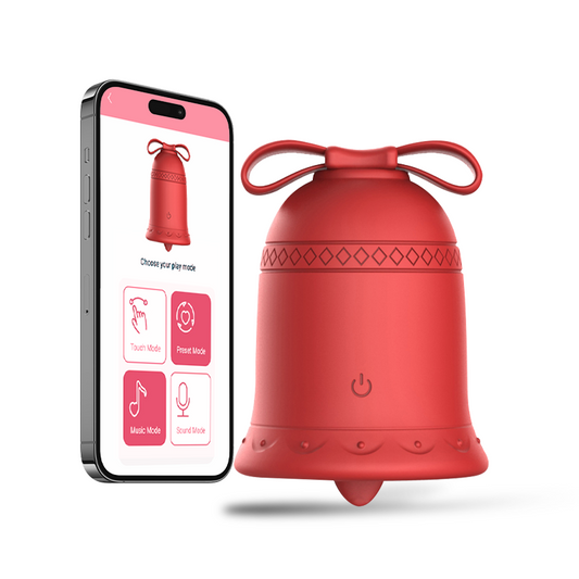 Christmas Tongue Licking Sucking Vibrator APP Controlled Clitoral Stimulator for Women