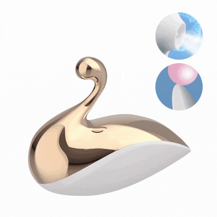 Women Little Swan Lipping Tongue Licking Vibrator