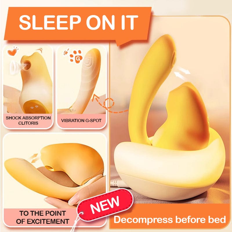 Night Light Female Masturbation Sucking Vibrator