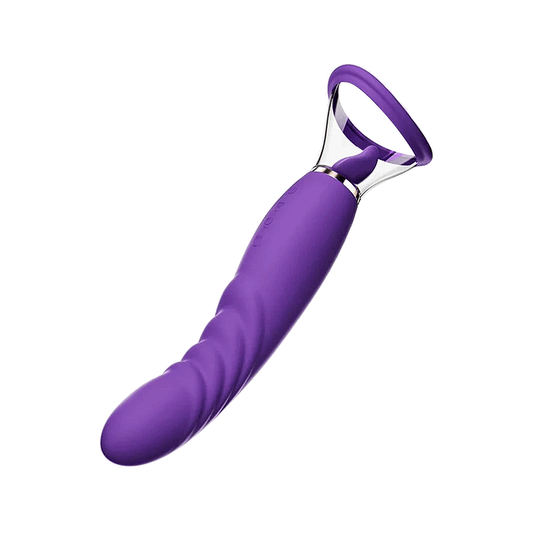 Sucking Licking Vibrating Tongue Oral Clitoral G spot Vibrator