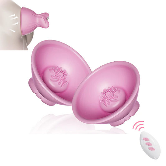 Vibrating Rotation Breast Massager Clitoral Stimulator Remote Control