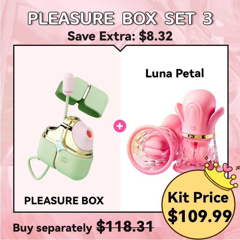 Exquisite Box 2-in-1 Clit Sucker With Bullet Vibrator