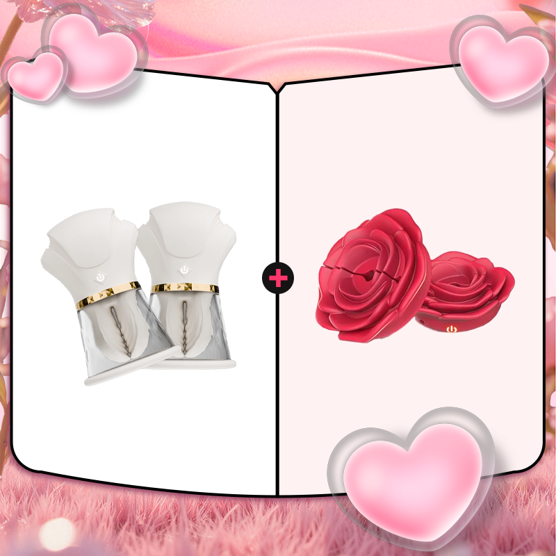 Hand - Pinch Breast Nipple Clamp Massager (A Pair)