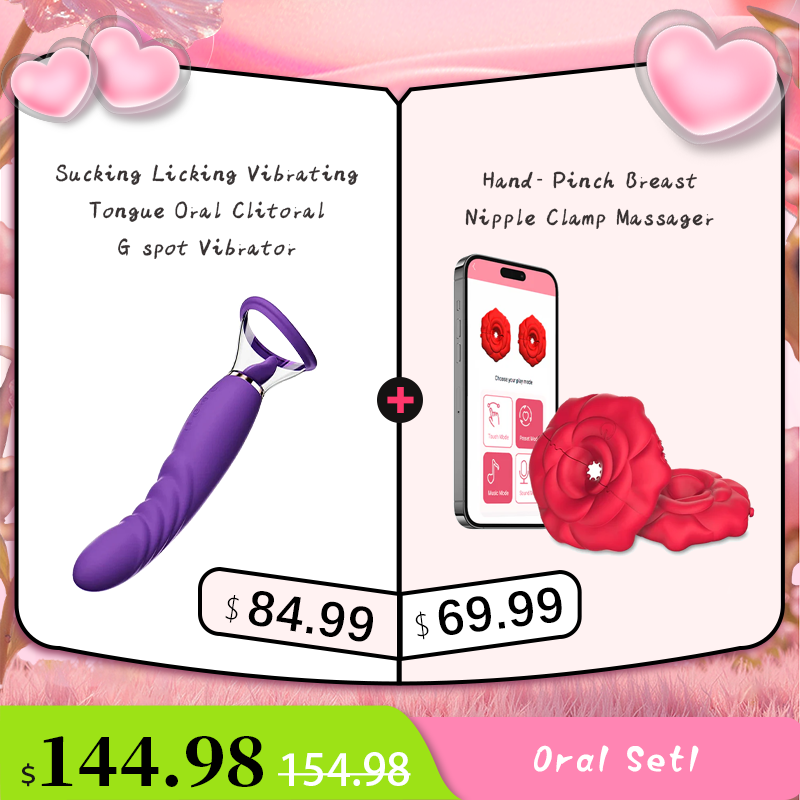 Sucking Licking Vibrating Tongue Oral Clitoral G spot Vibrator