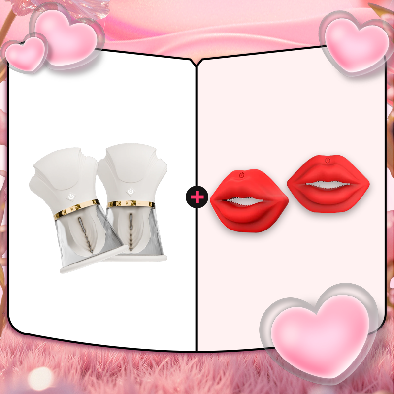 Hand - Pinch Breast Nipple Clamp Massager (A Pair)