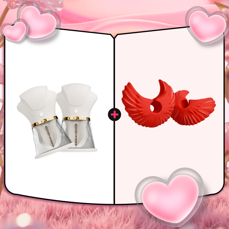 Hand - Pinch Breast Nipple Clamp Massager (A Pair)