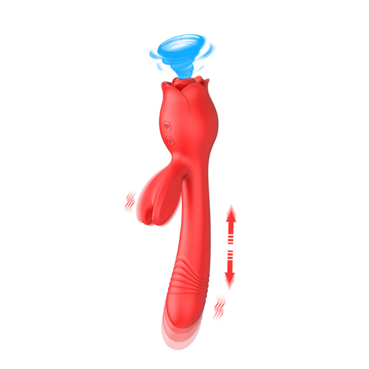 Rose Vibrator G Spot Clitoral Stimulator