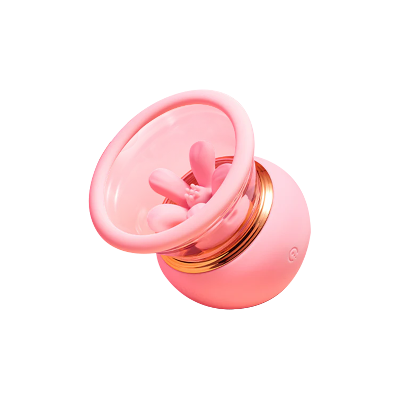 First Kiss 2 in 1 Kneading Nipple Clamps Breast Massager