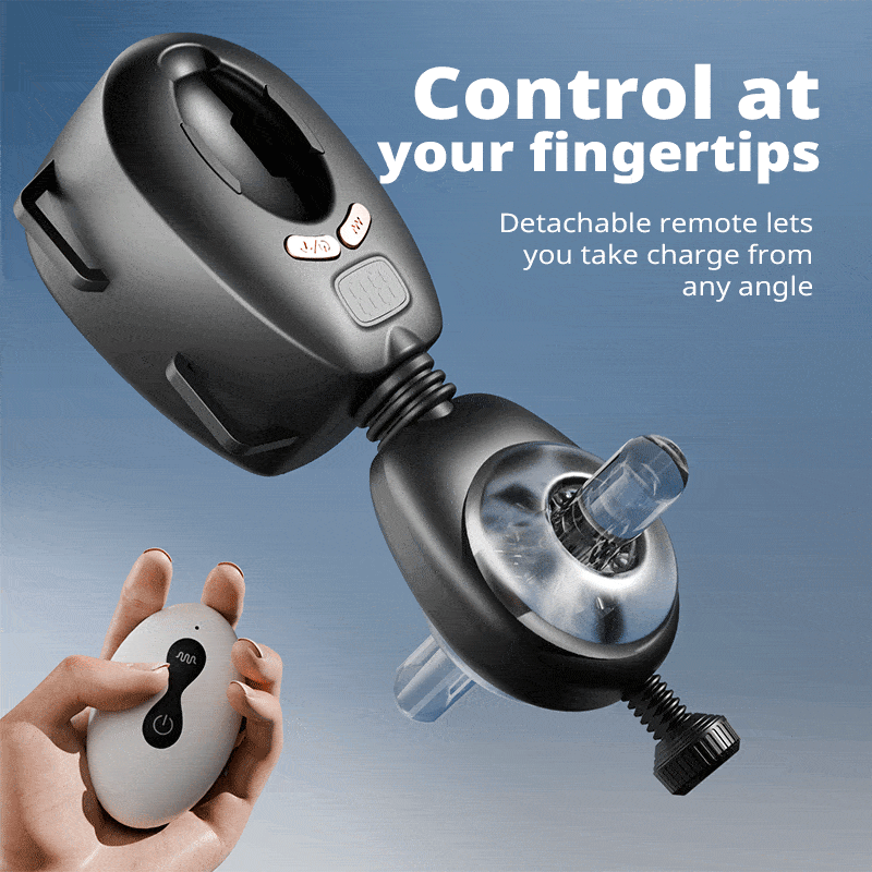 Darth Vader Wearable 9 Thrusting Vibration Male Masturbator With Remote