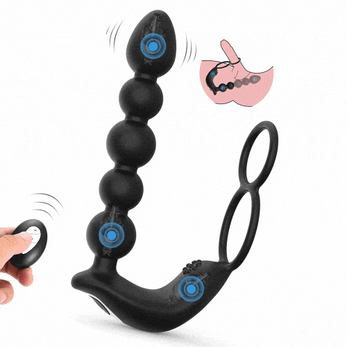 Butt Plug Anal Penis Ring Rechargeable Prostate Massager