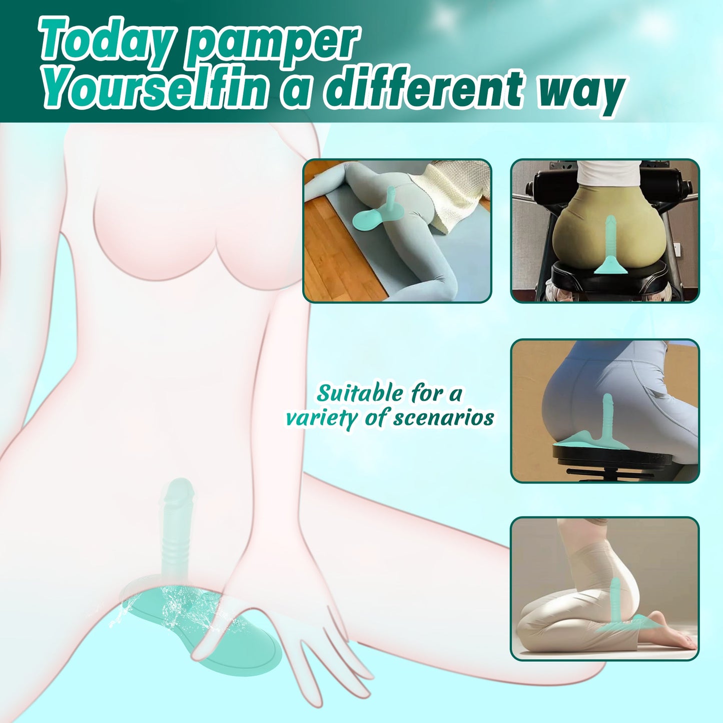 Upgraded Riding-Style Cushion Thrusting G Spot Vibrator With APP