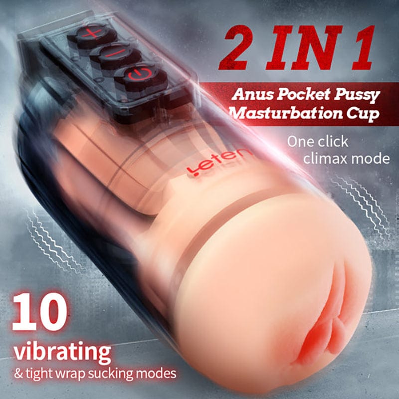 Leten Grenade Strong Shock Male Masturbation Device Mobile App Remote Control