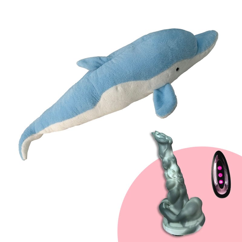 Plush Dildo Machine Thrusting Licking Dildo Machine Sex Toy With Remote Control