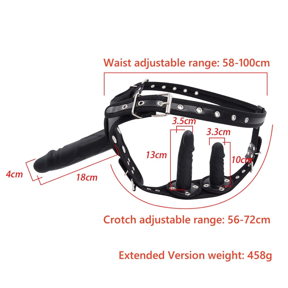 Wearable Removable Silicone G-Spot Stimulating Penis Dildo