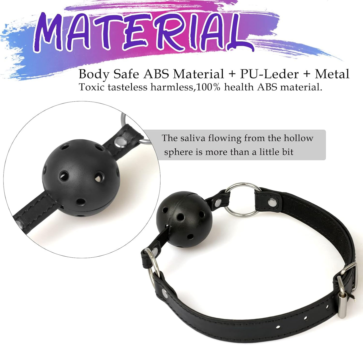 BDSM Bondaged Restraints Ball Gag Nipple Clitoris Clamp Anal Plug Set