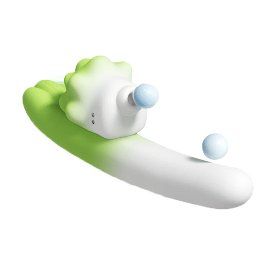 2-in-1 Suction & Telescopic Vibrating Clitoral G Spot Vibrator