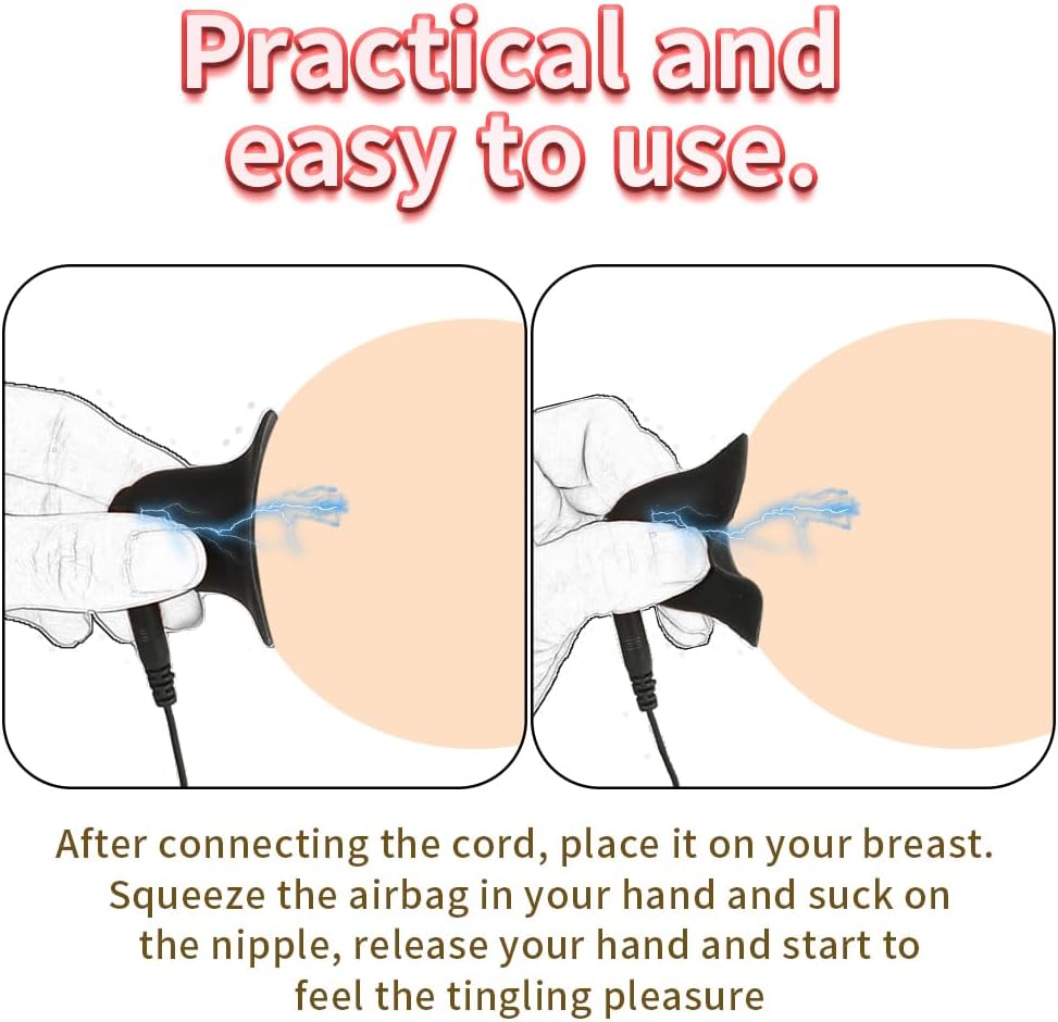 Electric Shock Nipple Clamps Toys With Remote Control