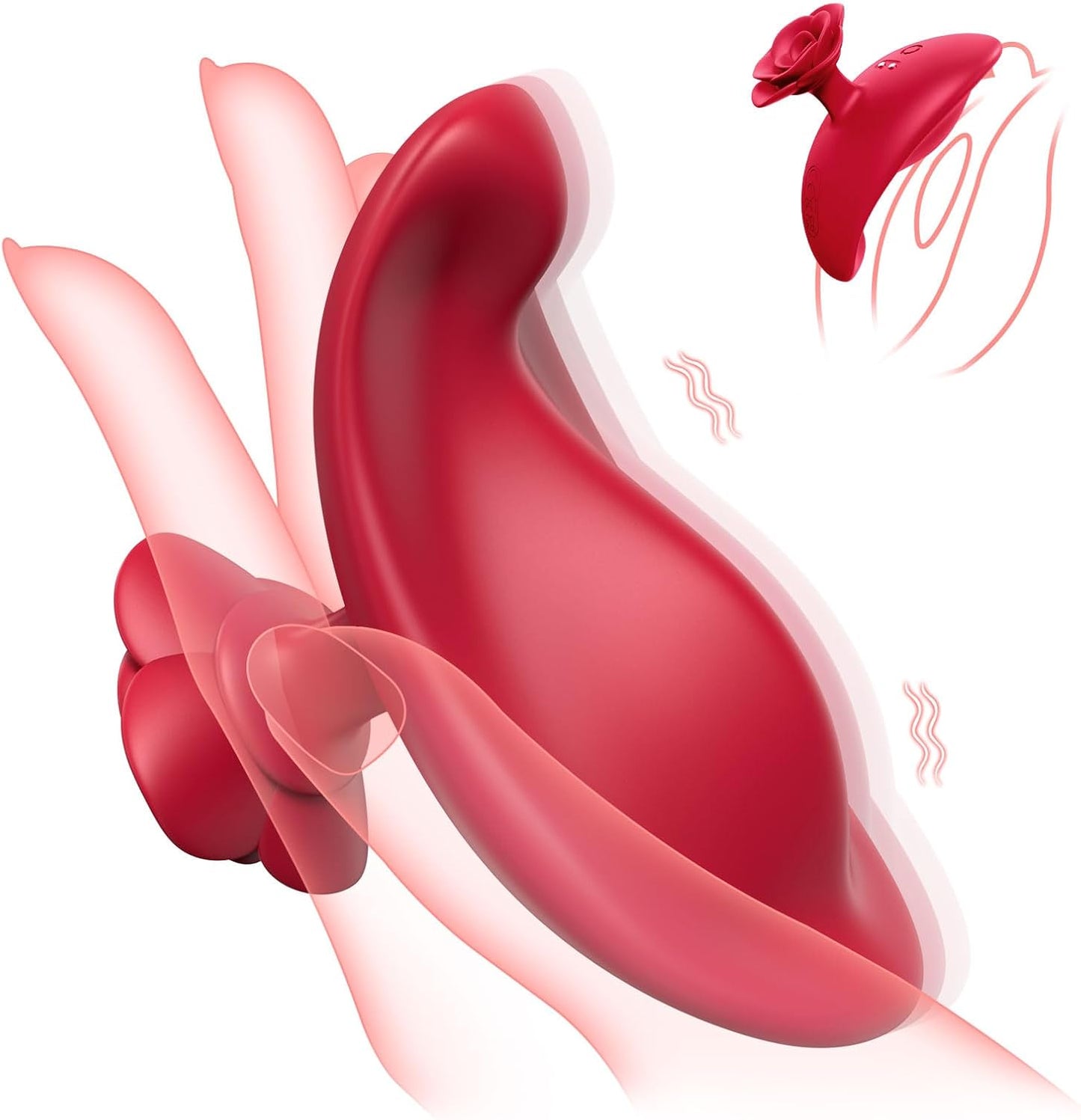 Rose Mini Bullet Finger Vibrators For Nipple Clitoral Stimulation