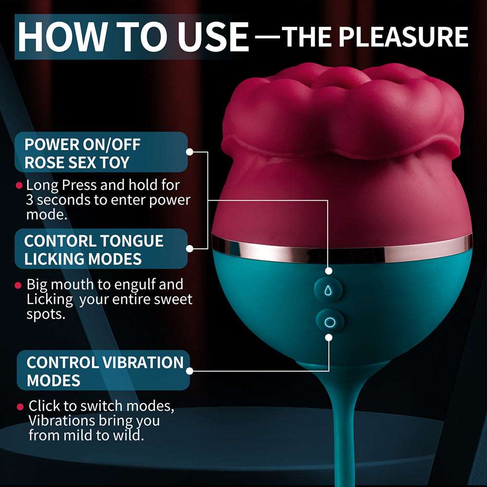 Big Mouth Vibrator 3 In1 Tongue Licking Suction G Spot Vibrator With Vibrating Dildo