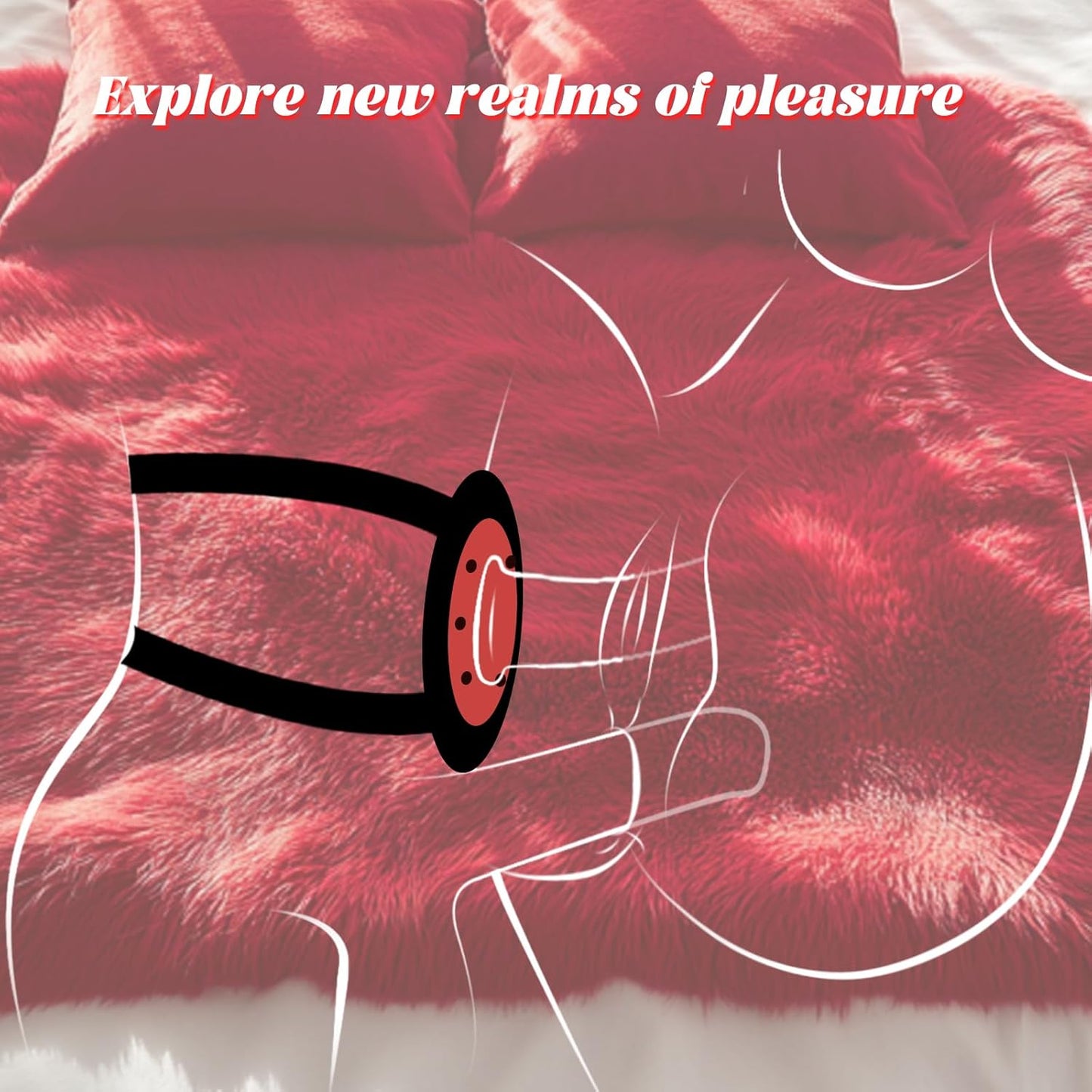 Strap On Harness Dildo Holder for Chair Swing Pillow Sofa Cushion