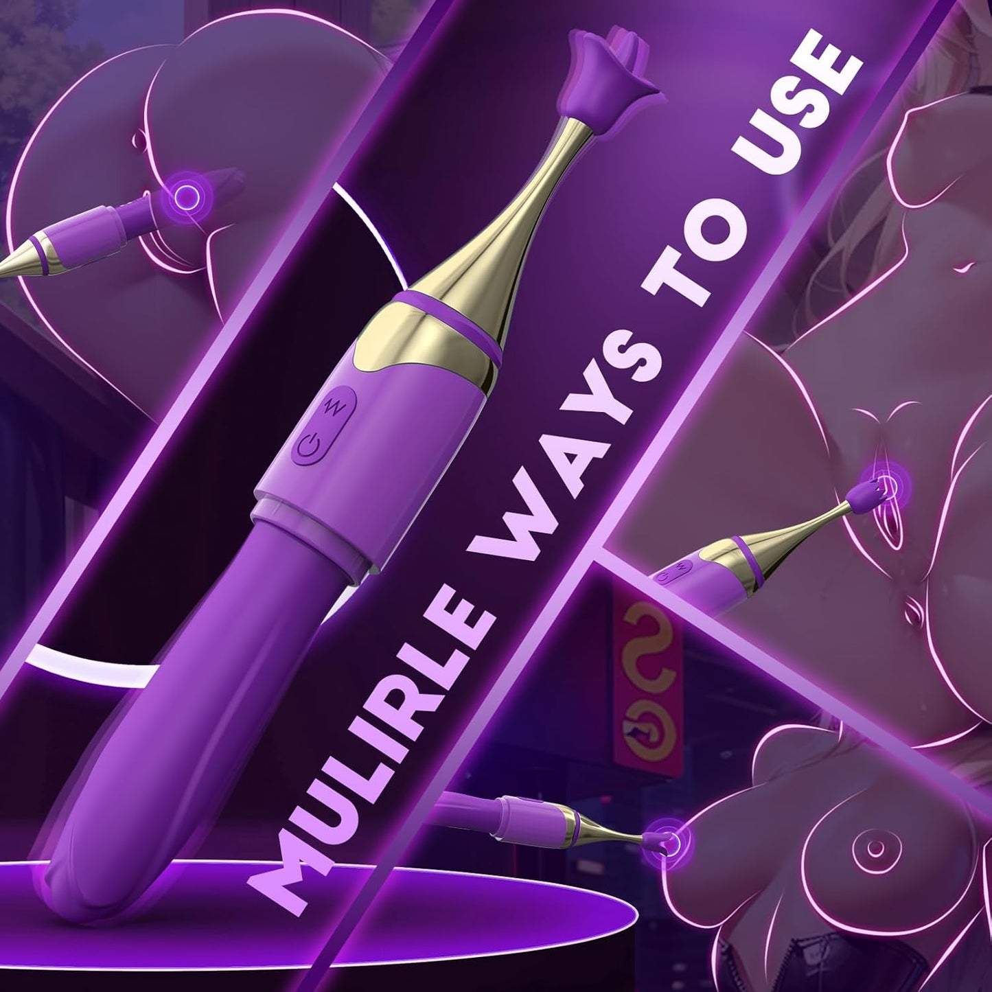 2 In 1 Mini Wand G Spot Vibrator