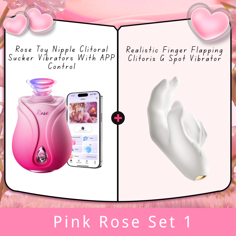 Rose Toy Nipple Clitoral Sucker Vibrators With APP Control