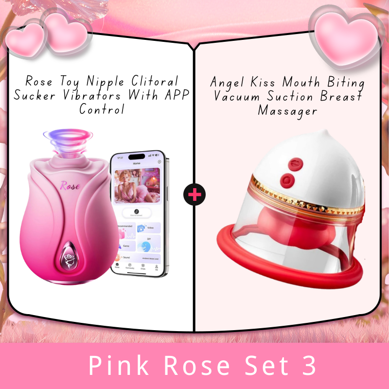 Rose Toy Nipple Clitoral Sucker Vibrators With APP Control