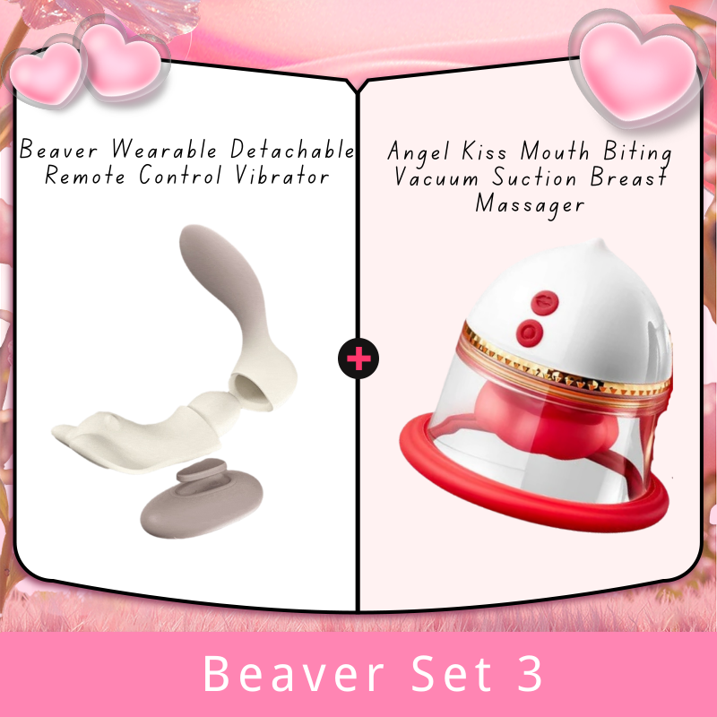 Beaver Wearable Detachable Remote Control Vibrator