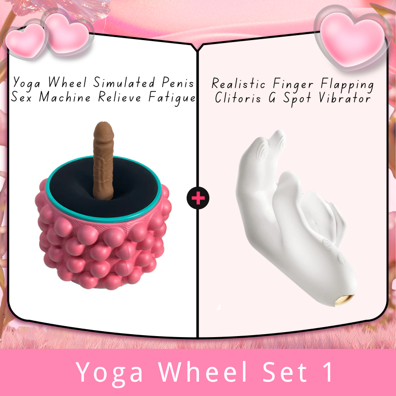 Yoga Wheel Simulated Penis Sex Machine Relieve Fatigue