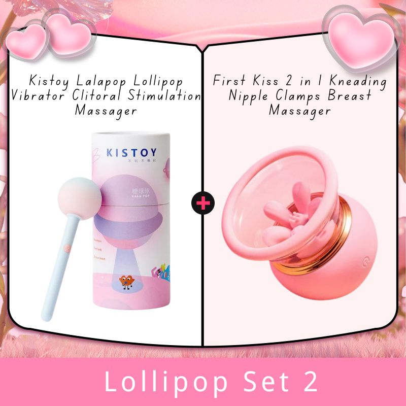 Kistoy Lalapop Lollipop Vibrator Clitoral Stimulation Massager