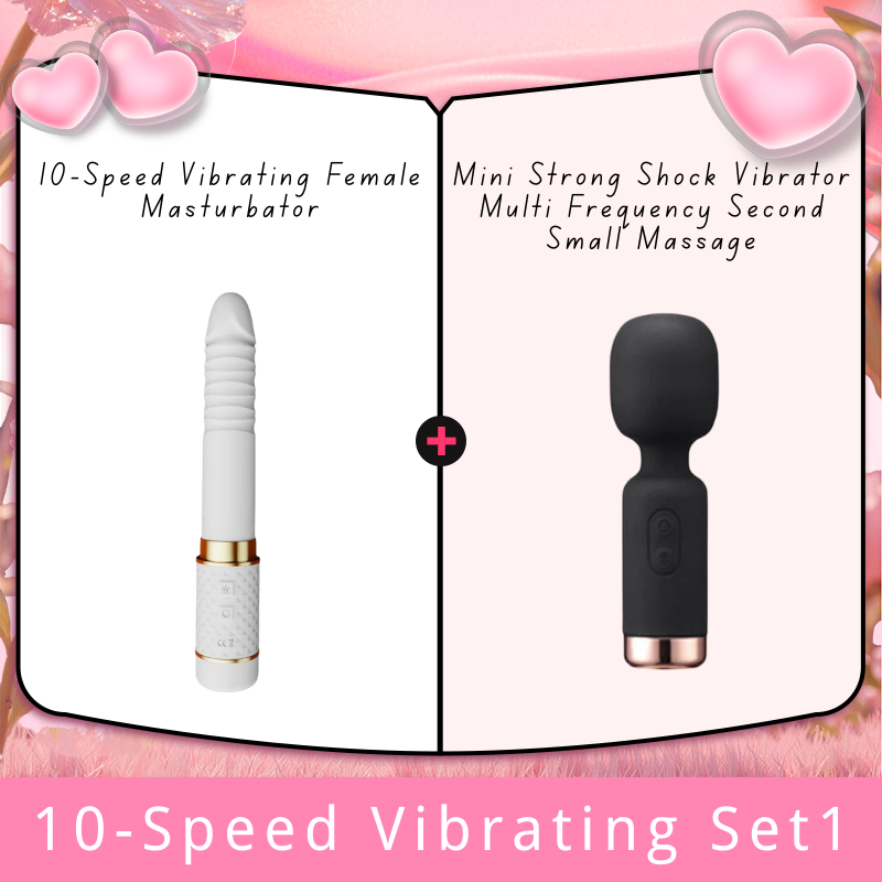 10-Speed Vibrating Female Masturbator