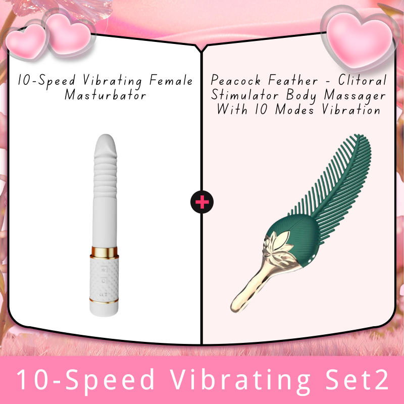 10-Speed Vibrating Female Masturbator