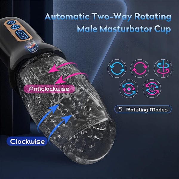 Gawk Gawk 3000 MAX Rotating Vibrating Telescopic Blowjob Masturbator
