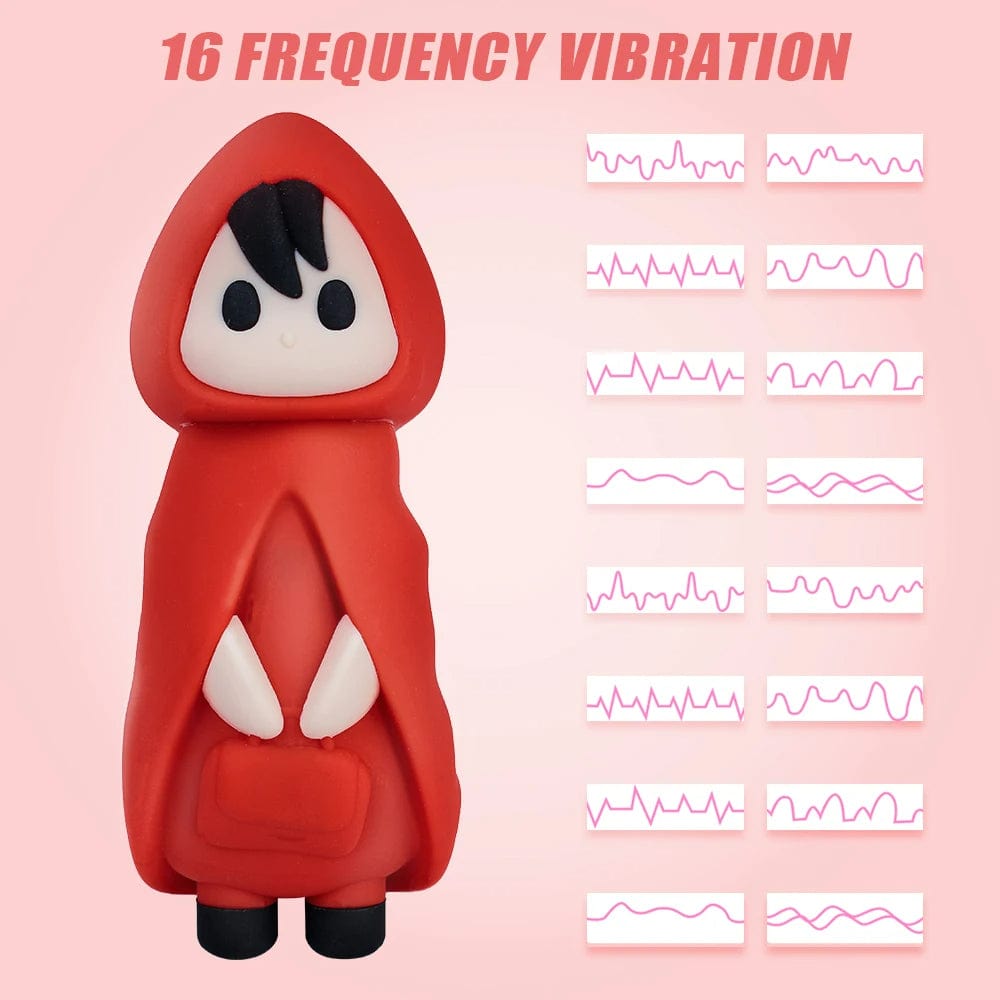 Little Red Riding Hood Christmas Orgasm Egg Vibrating Clitoris Nipples Stimulator