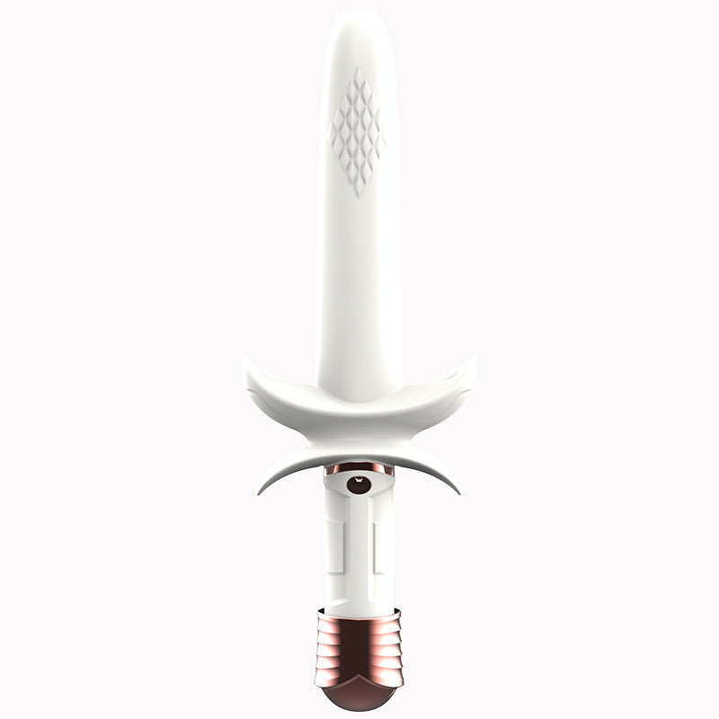 Sword - shaped Vibrating Clitoral G Spot Stimulator