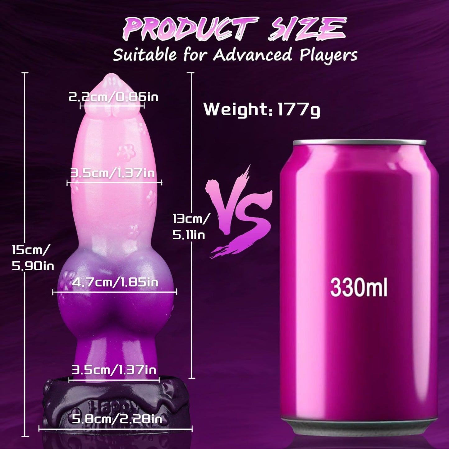 9.51in Realistic Monster Dildo Anal Plug