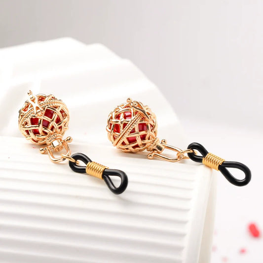 BDSM Pulling Tingling Nipple Clamps Toys