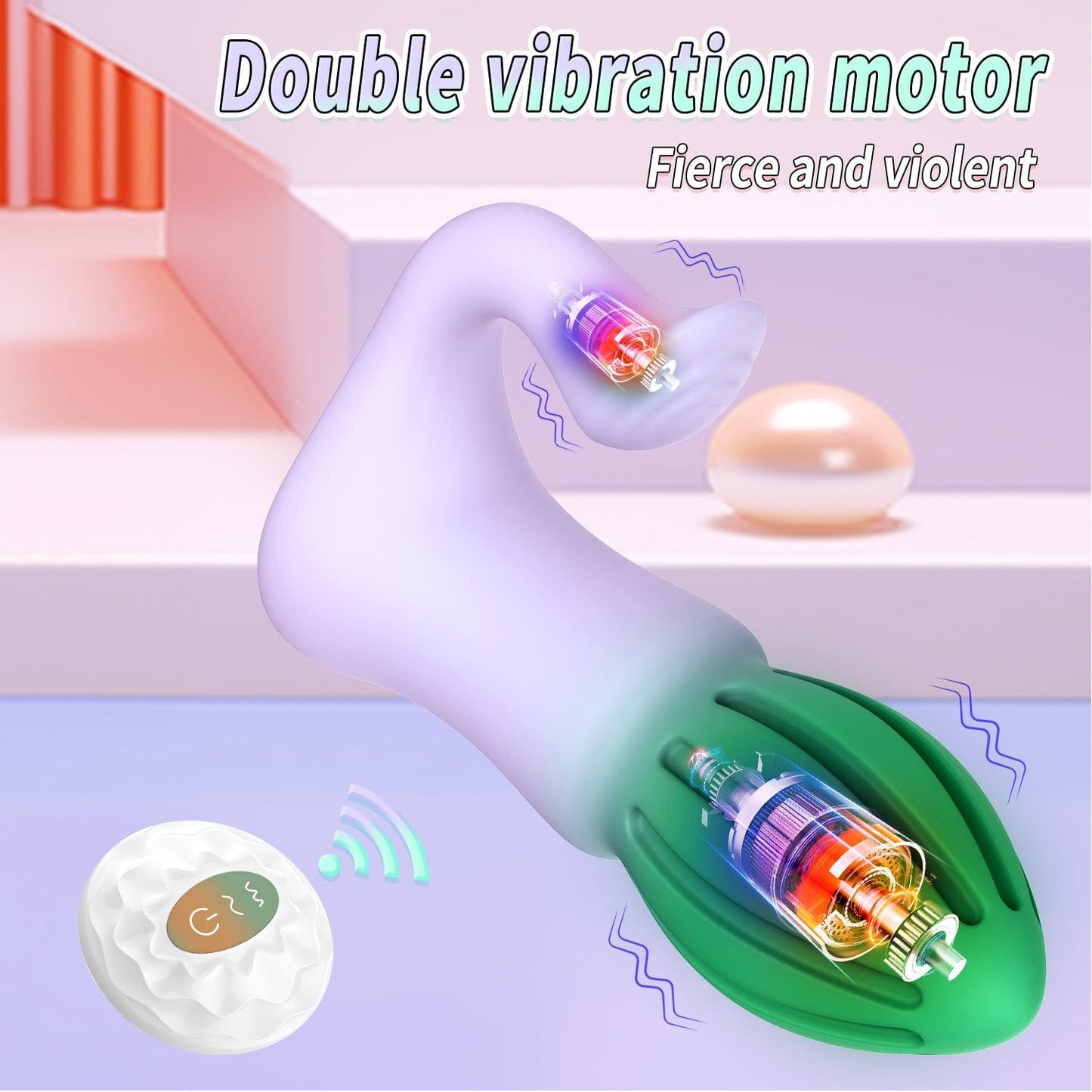 ワイヤレスリモコン付きロケットバットプラグ前立腺マッサージャー