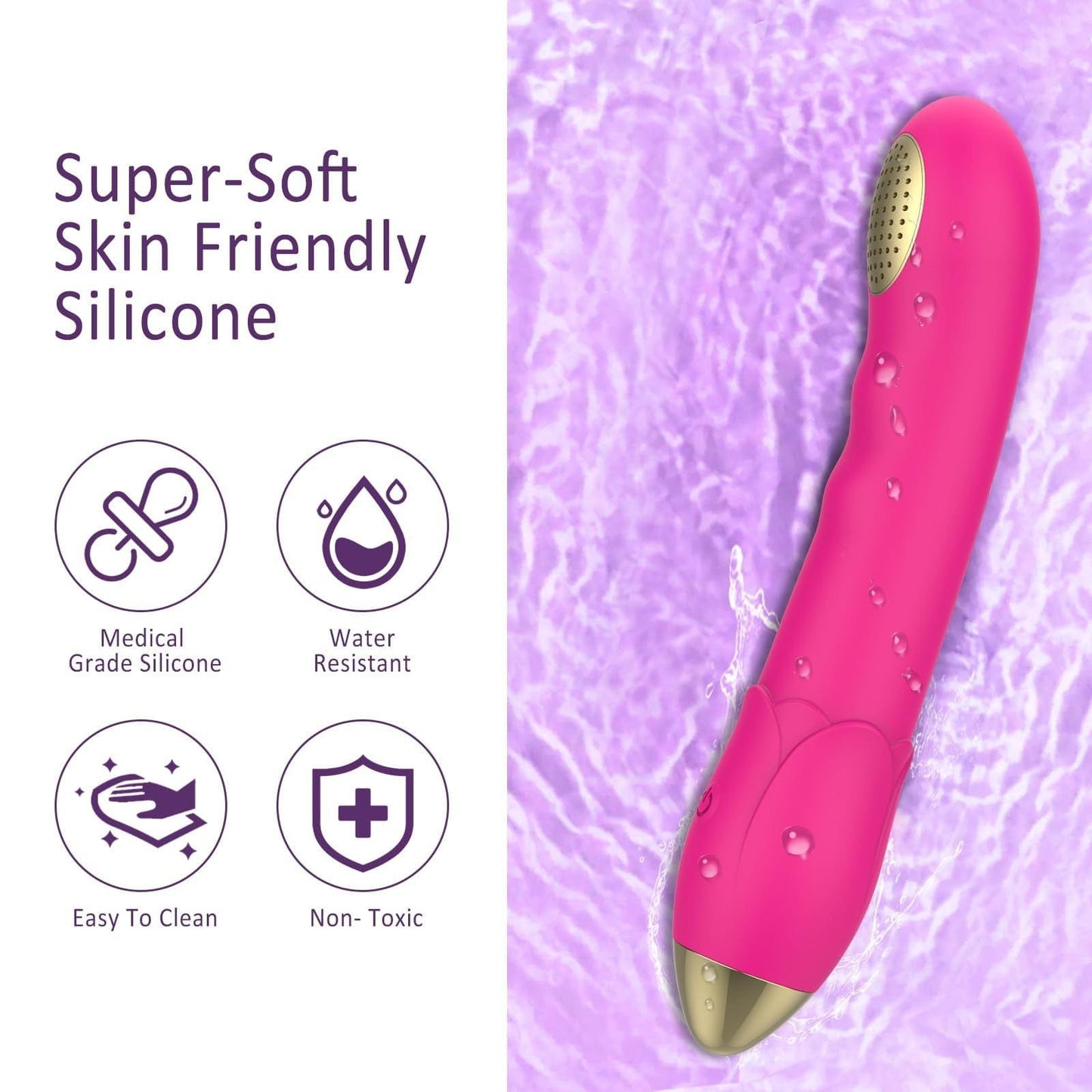 Water Squirting G Spot Clitoral Vibrators 10 Playful Vibrating Modes