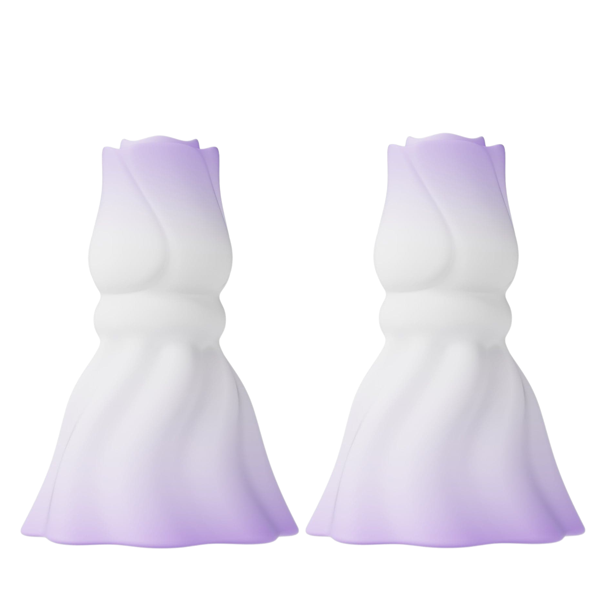 YEAIN Rose Nipple Stimulation Vibrators Manual Sucking Teasing Nipple Toy (A Pair)