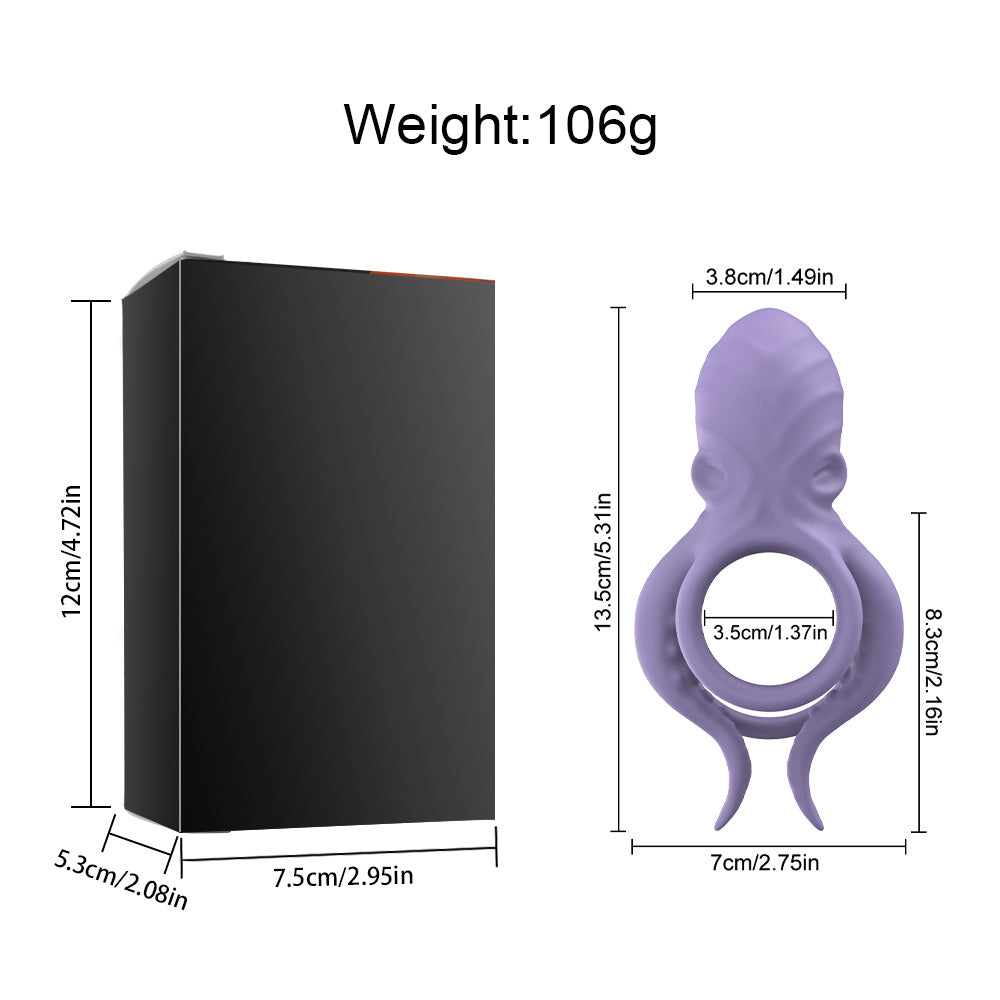 Octopus Lock Delayed Ejaculation Penis Ring Wireless APP