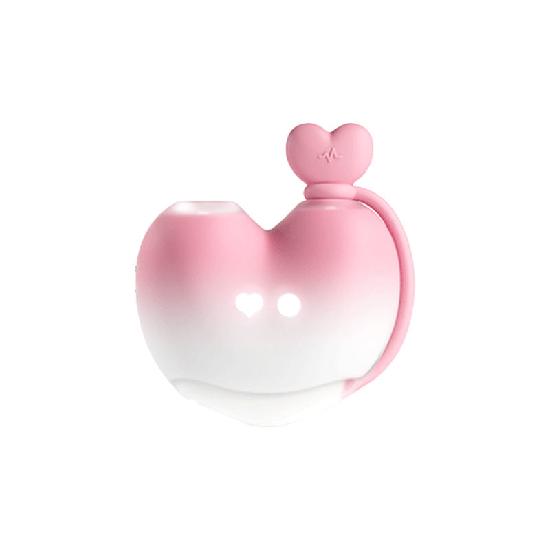 Peach Split Clitoral Sucker & G Spot Vibrating Egg