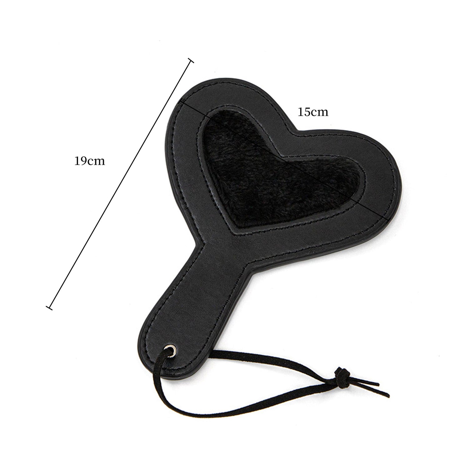 BDSM Pu Leather Love Shaped Sex Paddles