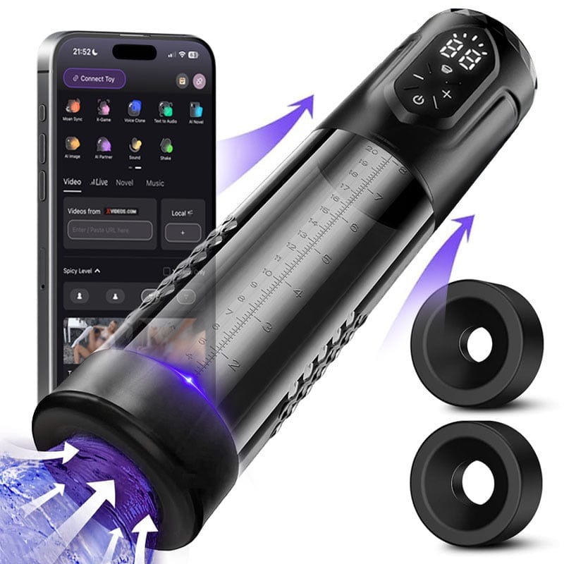5 Suction 5 Pressure Penis Pump Male Sex Stroker