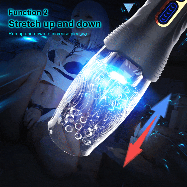 Gawk Gawk 3000 PRO Male Rose Thrusting Rotating And Vibrating Oral Sex Masturbation Cup