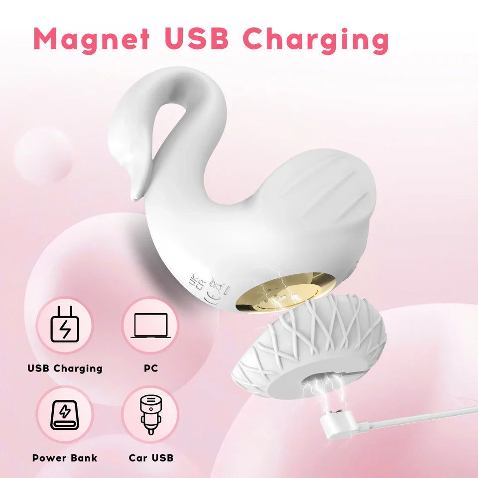 Swan Sucking Clitoral Nipple Stimulation Vibrator